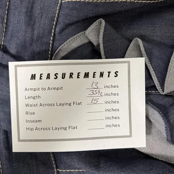 Karen Millen Womens Blue Denim Chambray Sleeveless Dress Ruffle Front size 4 - Picture 14 of 14